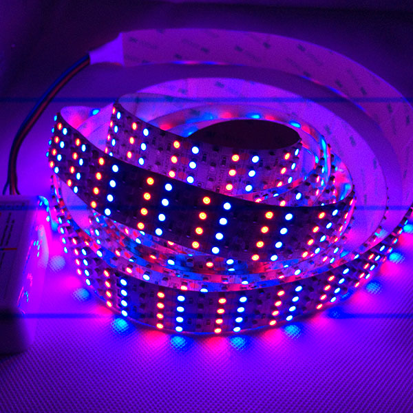 Quad Row Brightest RGB DC24V with Single Color 3528 LEDs Flexible LED Light Strip 2400LEDs per 16.4 Feet Engineering lighting Quad Row Brightest RGB DC24V with Single Color 3528 LEDs Flexible LED Light Strip 2400LEDs per 16.4 Feet Engineering lighting